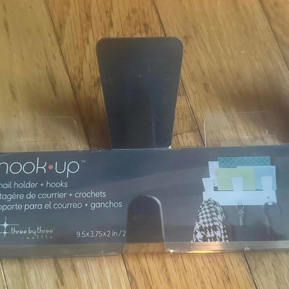 The Container Store Three by Three Seattle Hook Up Mail Holder Hooks Sold Out